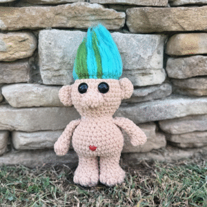 Troll Handmade Crochet Plushie